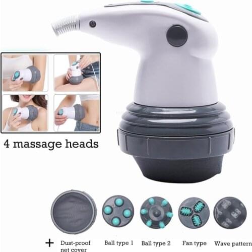 New Design Electric Noiseless Vibration Full Body Massager Slimming Kneading Massage Roller for Waist Losing Weight