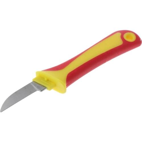 Electrician Knife Straight Edge Cutting Off Tool Repairing Tool Plastic Handle Hand Tools
