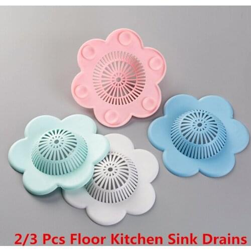 2/3 PCS Kitchen Sink Stopper Sink Floor Drain Plug Strainers Floor Cover Filter Hair Catcher Kitchen Tools Bathroom Shower Drain