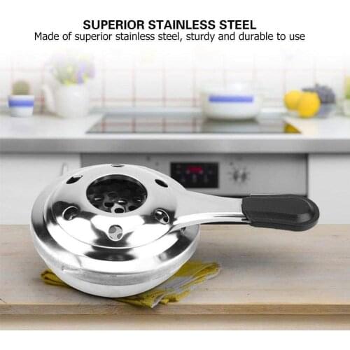Fondue Burner Portable Steel Alcohol Stove Burner Grill Outdoor Camping Panic Cooking Pot