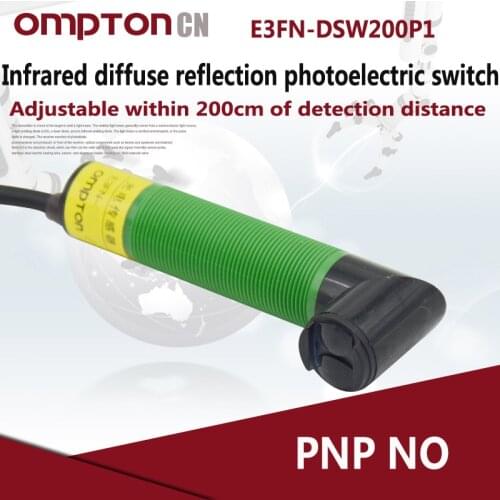 E3FN-DSW200P1 Infrared diffuse reflection photoelectric switch NPN/PNP, NO/NC DC 6-36V (voltage is available in the range)