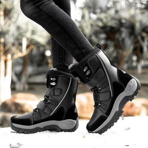 Quality Fashion Women Boots Keep Warm Mid-Calf Snow Boots Ladies Lace-up platform Boots plus size Chaussures Femme botas mujer