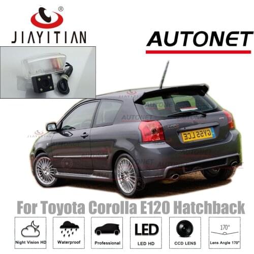 JiaYiTian rear camera For Toyota Corolla E120 Hatch 2003 2004 2005 2006 Reverse camera CCD Night Vision license plate camera