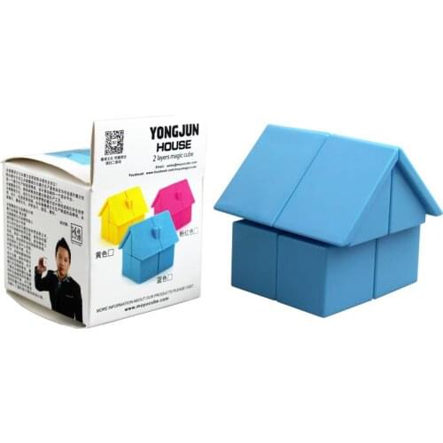 House shaped IQ Magic Cube Puzzle Mind Brain Teaser Game for Children Adults