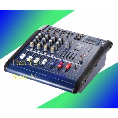 Mixer with Bluetooth Amplifier PMX402D Stage Microphone USB Mixer
