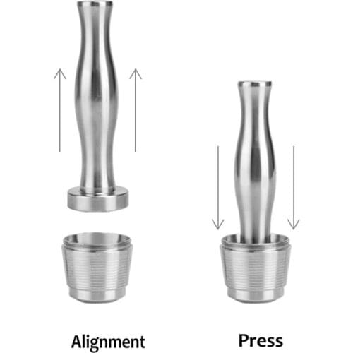 Stainless Steel Reusable Llly Coffee Filter Refillable Capsule Cup Pod new