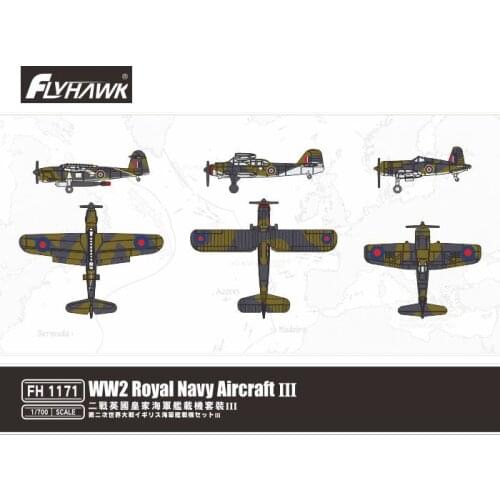 Flyhawk FH1171 1/700 Royal Navy carrier 3 Plastic Model Kit