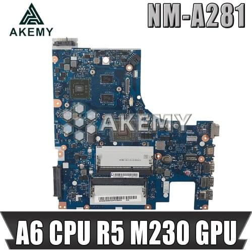 NM-A281 mainboard For Lenovo G50-45 laptop motherboard ACLU5/ACLU6 NM-A281 with A6 CPU R5 M230 GPU Test work 100% original