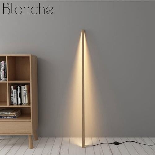 Nordic Minimalist Wood Floor Lamp Luxury Living Room Bedroom Cafe Home Decor Solid Wood Standing Lamp Led Walnut Floor Lights