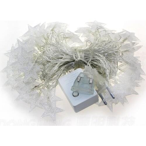 10M 50leds 220V/110V LED Fairy Christmas Lights Star Battery LED string lights for holiday Wedding Party Outdoor Indoor