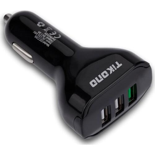 Tikono Quick Charge QC 3.0 3 USB Ports Car Cell Phone Charger Fast Charging For Samsung S7 Note5 Xiaomi Mi5 For Huawei Mate 9