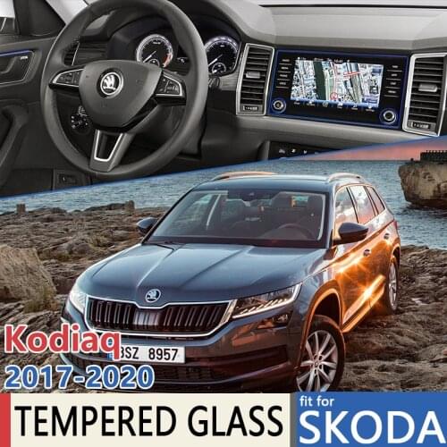 For Skoda Kodiaq Karoq 2017 2018 2019 8 6.5 Inch Tempered Glass Screen Protector Car GPS Navigation Screen Protective Film