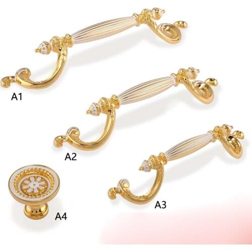 American wardrobe pull knobs Modern simple drawer handles European cabinet handles Furniture hardware 5"Wine cabinet door handle