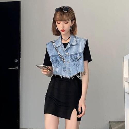 Женские джинсовые жилеты Dunayskiy China At AliExpress