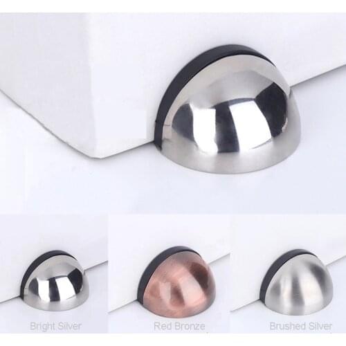 Magnetic Door Stop Stainless Steel Door Stopper Wall Protector Stopper for Door Hidden Door Bumper Non Punching Floor Stop Door