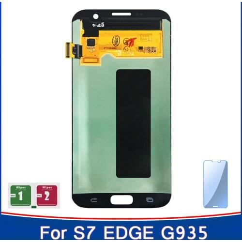 ORIGINAL 5.5'' Screen for SAMSUNG Galaxy S7 edge LCD Display G935 G935F SM-G935FD Touch Digitizer Assembly Replacement Parts