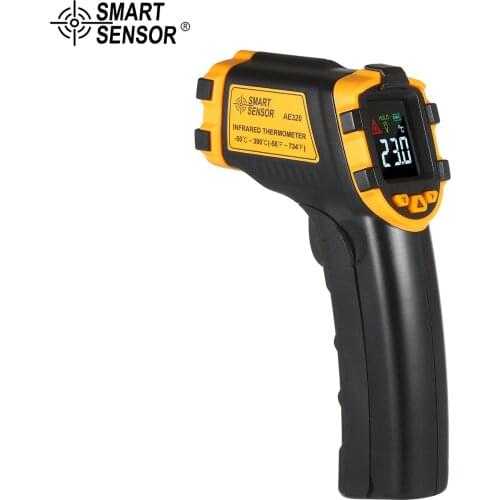 SMART SENSOR -50~390℃ 12:1 Mini Portable Handheld Digital Non-contact IR Infrared Thermometer Temperature Tester Pyrometer