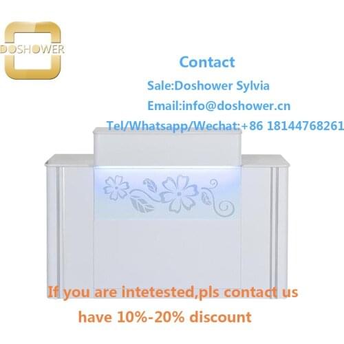 Front desk reception with acrylic reception desk for office reception desk modern furniture