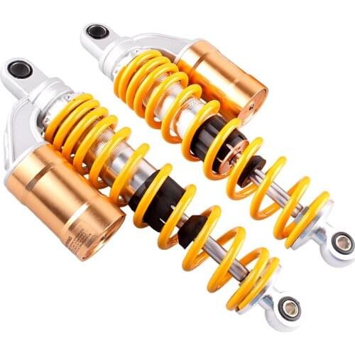 Universal RZG 340mm Motorcycle Shock Absorbers Rear Suspension Multicolor optional For Honda Kawasaki Suzuki Yamaha Round End