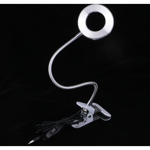 USB Makeup Tattoo LED Lamp Clip Adjustable Eyelash Manicure Light Salon Spa