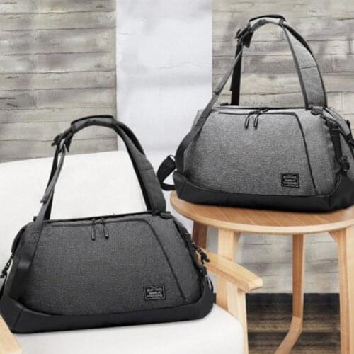 Large Capacity Folding Dry And Wet Separation Sport Gym Bag Yoga Fitness Bag With Shoe Pouch Travel Handbag Casual Backpack