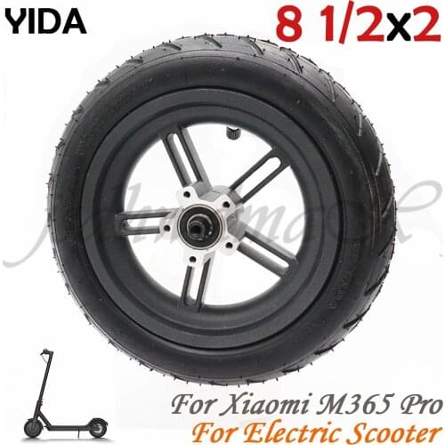YIDA 8.5 inch for Xiaomi Mijia M365 pro Electric Scooter rear wheels 8 1/2x2 Non-Pneumatic Wheel tire with alloy wheel hub 8.5x2
