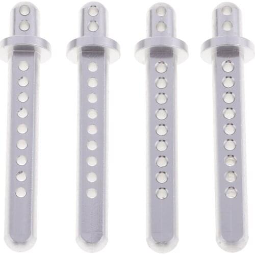 4x Metal Quality Body Mounts Upgrade Parts for Axial SCX10 1/10 RC Car Model