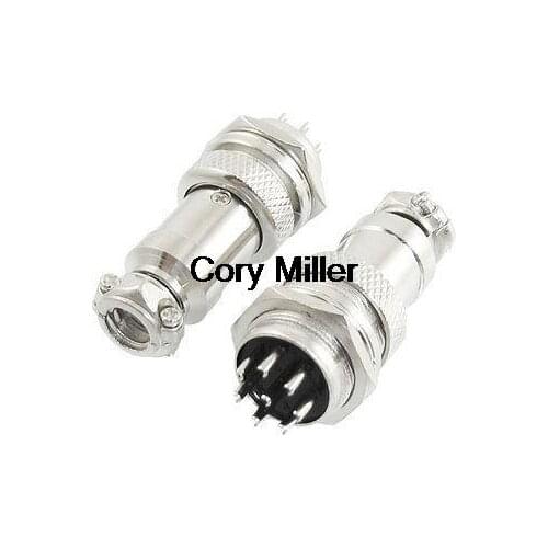 AC 200V 5A 1000V 8-Pin 8 Pin Screw Aviation Connector Plug Joint