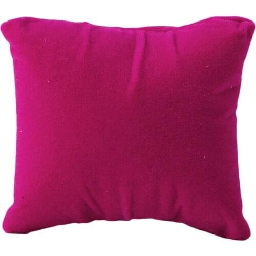 Velvet Pillow Bracelet Bangle Watch Chain Holder Jewelry Display Stand Organizer