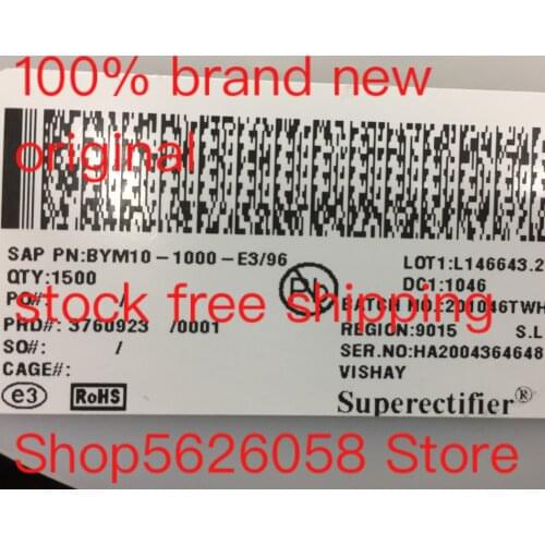 BYM10-1000-E3/96 D0213 BYM10-1000-E3/76 SMD ZMY36 LL-41 100% new original 30PCS/LOT STOCK
