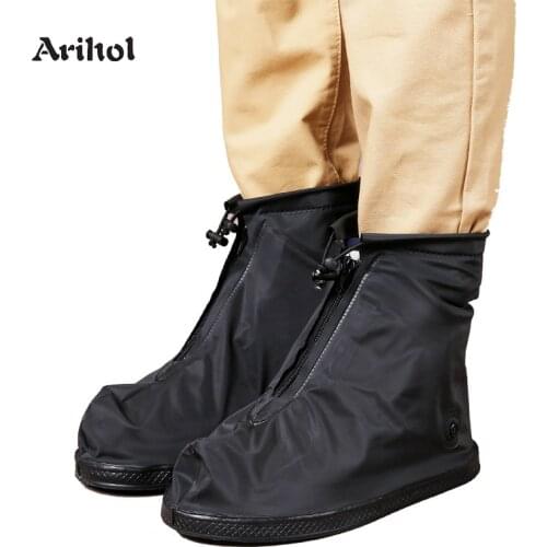 Rain Shoes Covers for Men Women Durable Non Slip Snow Overshoes Short Rain Boots Outdoor Travel Cycling Shoe Protector