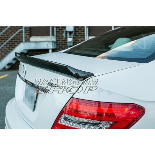 Home / For MERCEDES BENZ / W204 / V Style Real Carbon Fiber Trunk Boot Spoiler Wing Lip Fit For Mercedes Benz W204 Coupe 2-Door