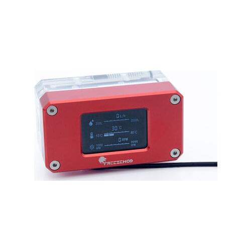 FREEZE MOD Computer water cooling mute pump max head 4m with meter flow 800L/H support RGB AURA. PU-FS6M