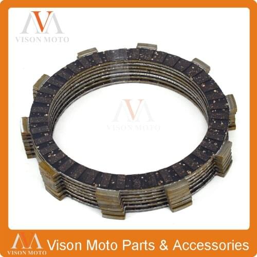 7 PCS Motorcycle Clutch Friction Plates Fit For Honda CR125R ATC250R TRX250R TRX400EX TRX400X XR400R CBR600F TZF-R3 YZF-R3A