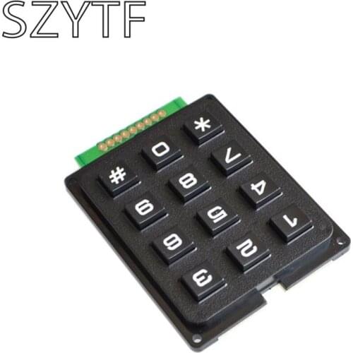 Keyboard button matrix keyboard 3*4/3X4 keyboard 12-key keyboard keyboard module
