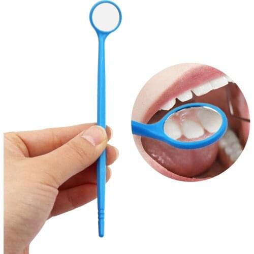 10pcs Dental Mouth Mirror Multifunction Checking Inside Oral Cavity Tool Teeth Whitening Clean Disposable Dentis Equipment