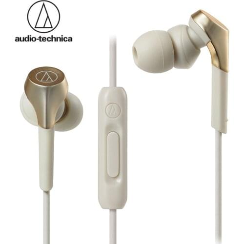 100% Original Audio Technica ATH-CKS550XIS Wired Earphone Hifi In-ear Subwoofer Bass Hi-Res With Wire Control With Microphone