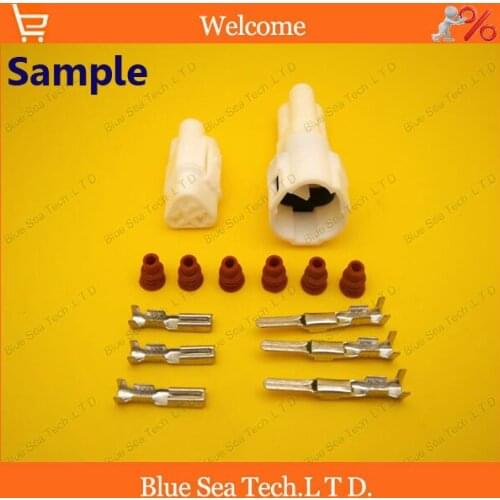 Sample,2 sets 3 Pin/way 2.0mm car connector,Auto plug,Car Waterproof electrical connector for car motorcycle ect