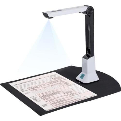Book Scanner Portable Document Scanner, Scanner Book & Document,8 Million Mega-pixel, Capture Size A4,For Office/teaching