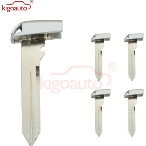 Kigoauto 5pcs For Chrysler 200 300 C Dodge Charger Durango Journey RAM Jeep Grand Cherokee smart emergency key blade 2011 - 2018