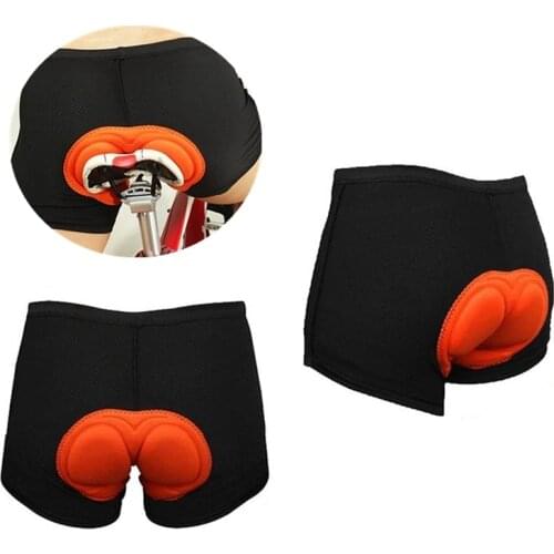 1PCs Unisex Bicycle Cycling Pants Underwear Solid Breathable Sponge Gel Bike Short Comfortable Soft 3D Padded Cycling Shorts