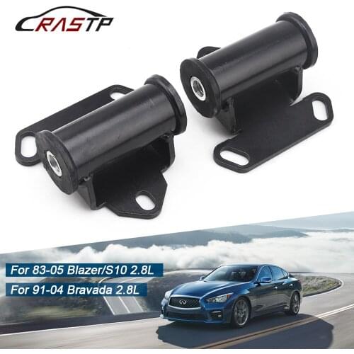 Aluminum RASTP-Frame Mount Engine Black Adapter Plate For Chevy Blazer Sonoma S10 Engine Urethane 2.8 ltr LSx LS1 LS RS-EM1016