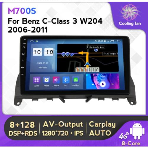 HD 1280X720 DSP RDS For Mercedes Benz C Class 3 W204 S204 2006-2011 Android Multimedia Video Car Radio Navigation GPS No 2din