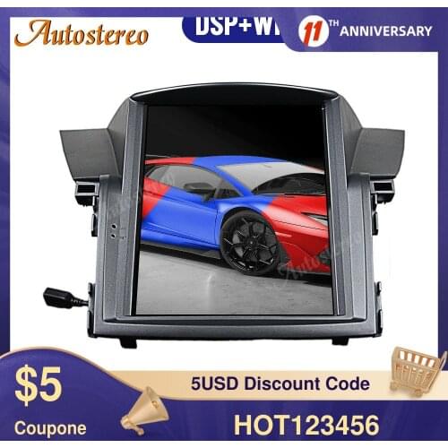 For Honda CRV 2007-2012 Android 9.0 Tesla Style PX6 Car No DVD Player GPS Navigation Multimedia Player Carplay Stereo Head Unit