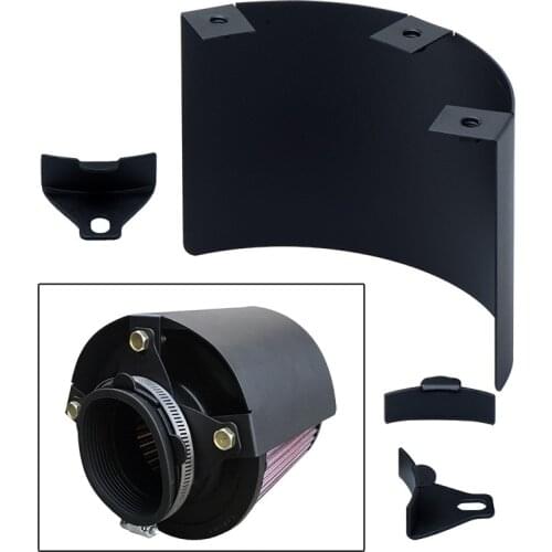 Free shipping Universal heatshield aluminum Air Intake Filter Cover Heat Shield for Racing Car 2" TO 4" Filter