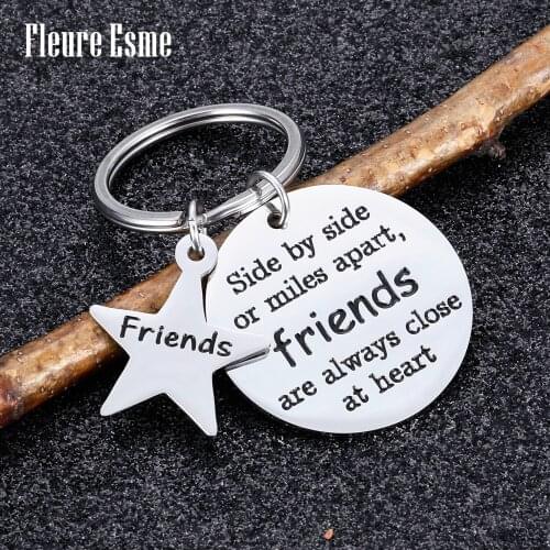 Sister Keychain Gifts from Sister Friendship Keychain for Best Friends Teenage Girls Women BFF Cousin Step Sister Key Ring