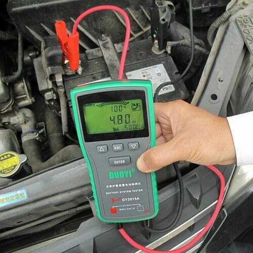 DUOYI DY2015 Battery Tester Lead Acid Tester, Battery Life Test, Charging System Test, Battery Internal Resistance Test