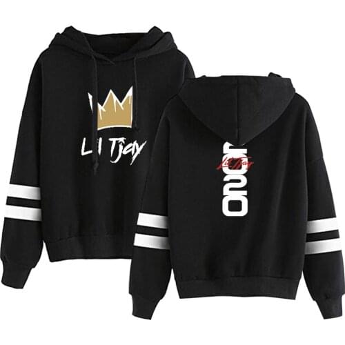 Print 2020 Rapper Lil Tjay Hoodies Men/Women Casual Pullover Streetwear Sweatshirt Lil Tjay Tracksuit Streetwear