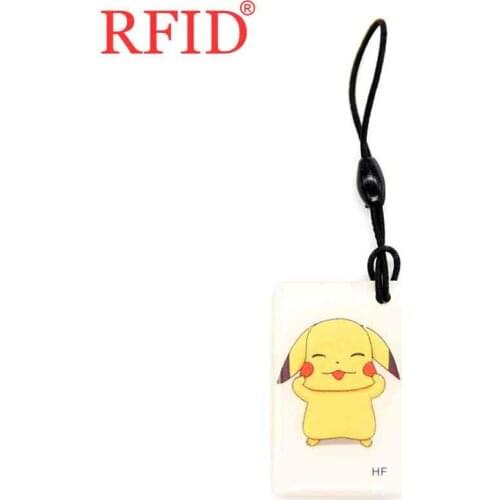 ID 125Khz EM4305 EM4205 Rewritable Writable Smart Key Keyfob RFID Card Cartoon Waterproof Keychain Access Control Card 1pcs