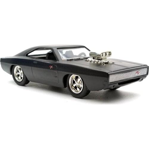 JADA CARS 1/55 Fast and Furious Cars Doms Dodge Charger R/T Metal Diecast Model Cars Kids Toys